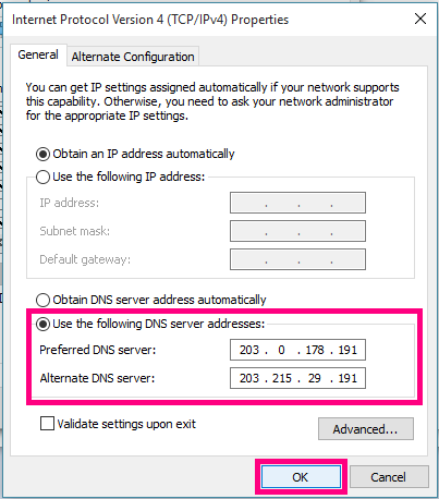 dns settings5